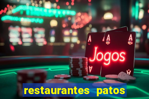 restaurantes patos de minas